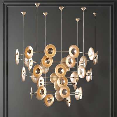 现代吊灯3D模型下载